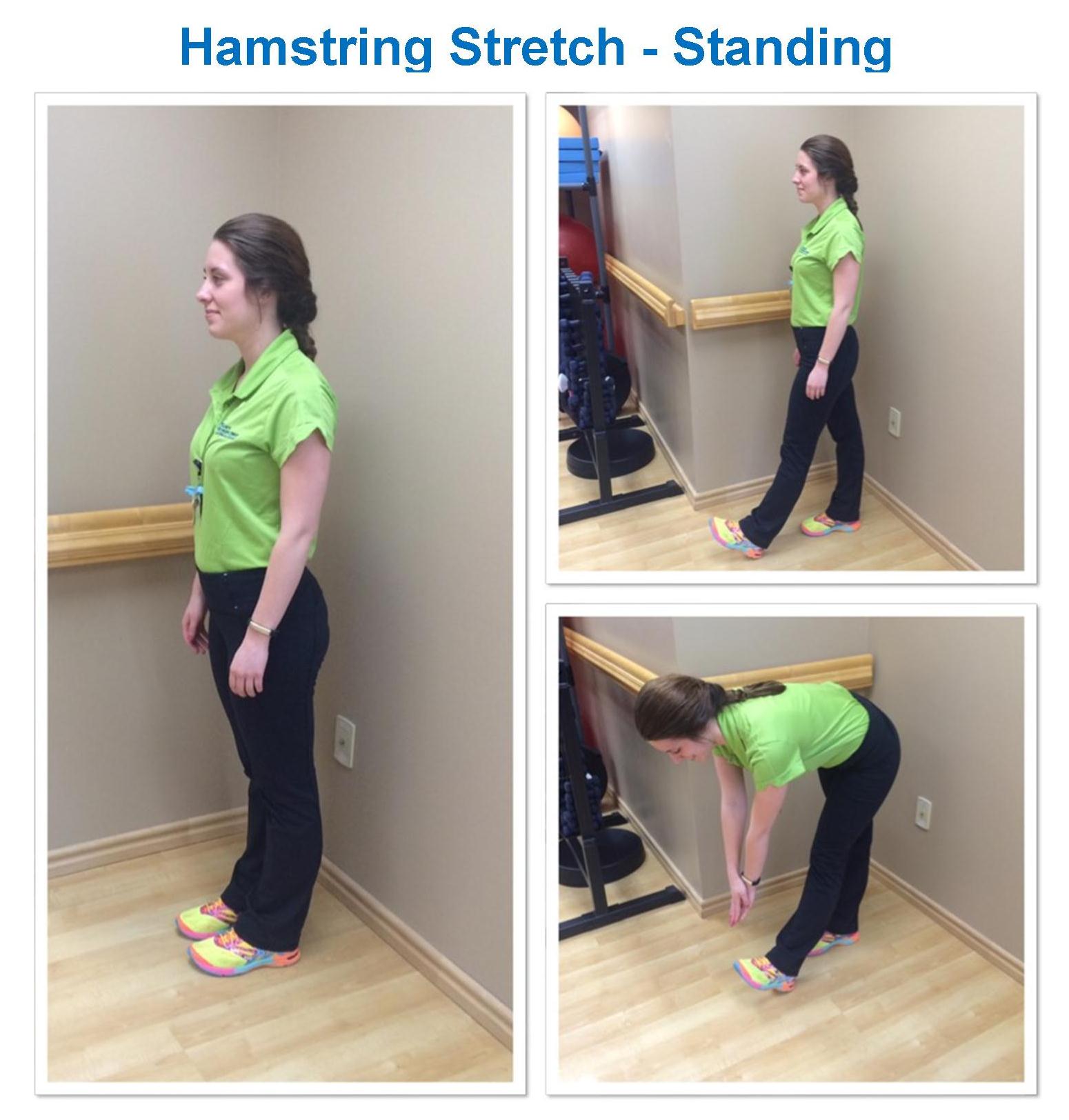 Standing Hamstring Stretch Chart