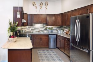 Kitchen in apartment homes