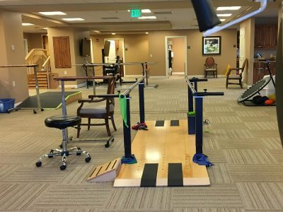 exercise equipment for physical therapy at Twin Towers