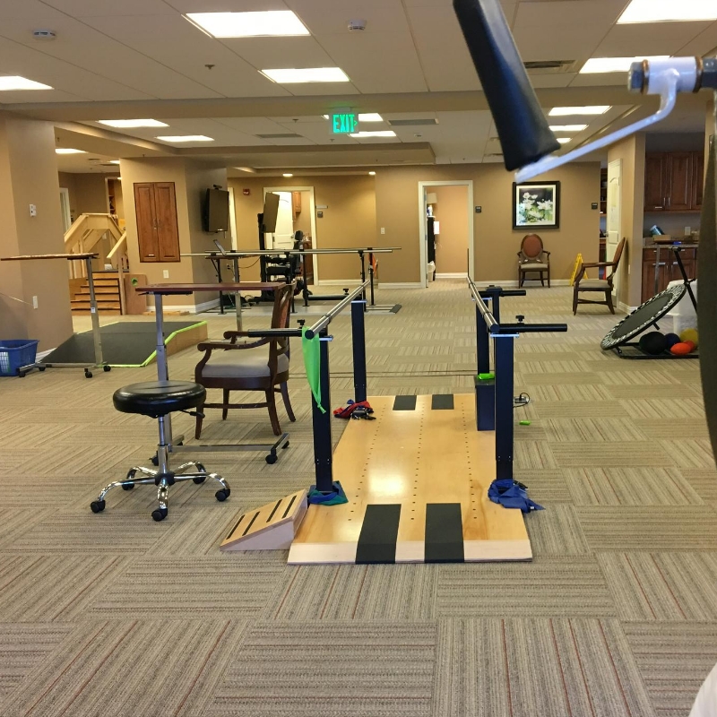 exercise equipment for physical therapy at Twin Towers