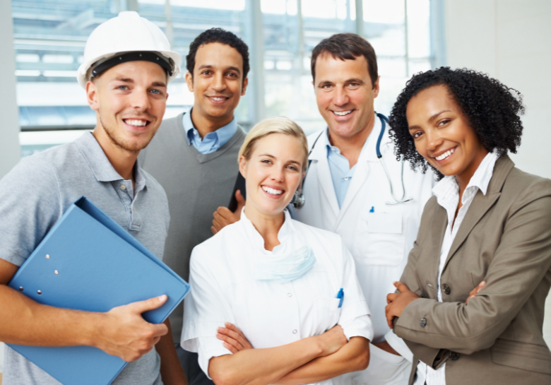 People with different professions