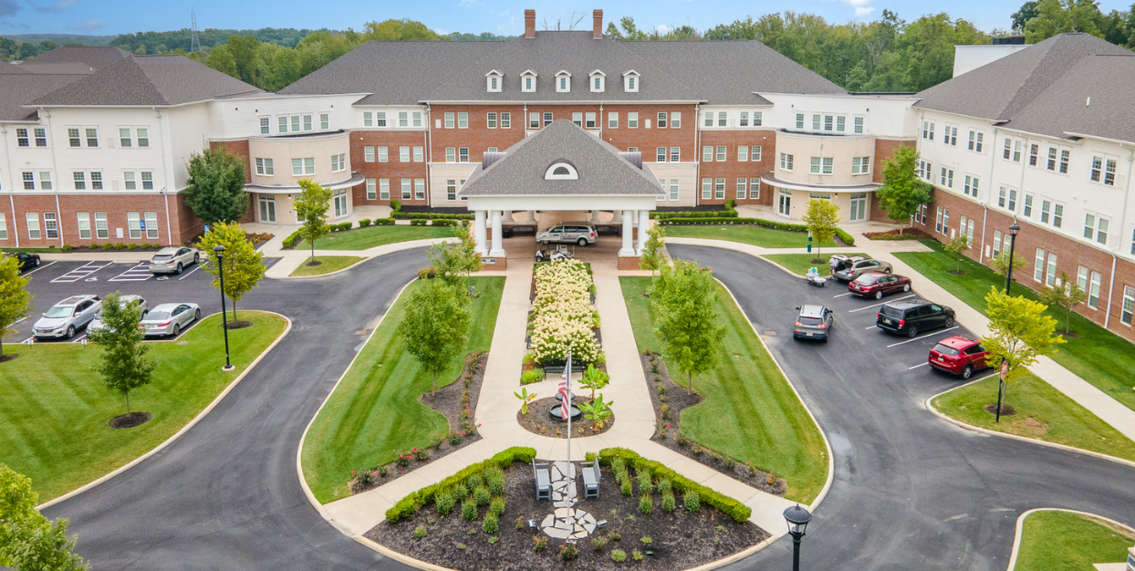 exterior view of Wesley Woods community