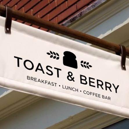 toast and berry restaurant sign